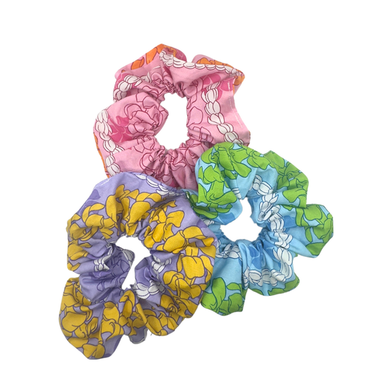 Puakenikeni & Pikake Lei Scrunchies