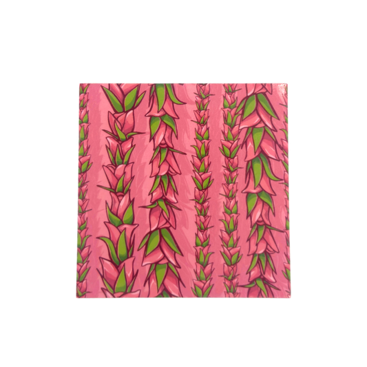 3" Lokelani Rose Lei Waterproof Stickers